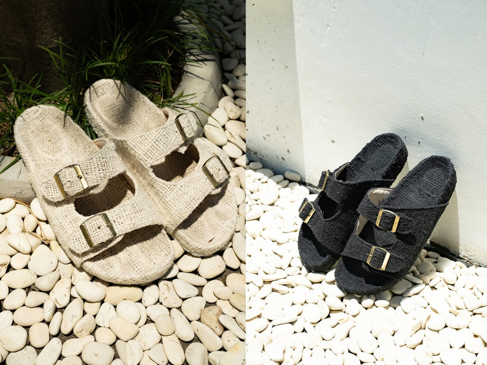 Discover the collection of Footwear by Jinx the Label. Handmade sandals and slides crafted by Balinese artisans.
