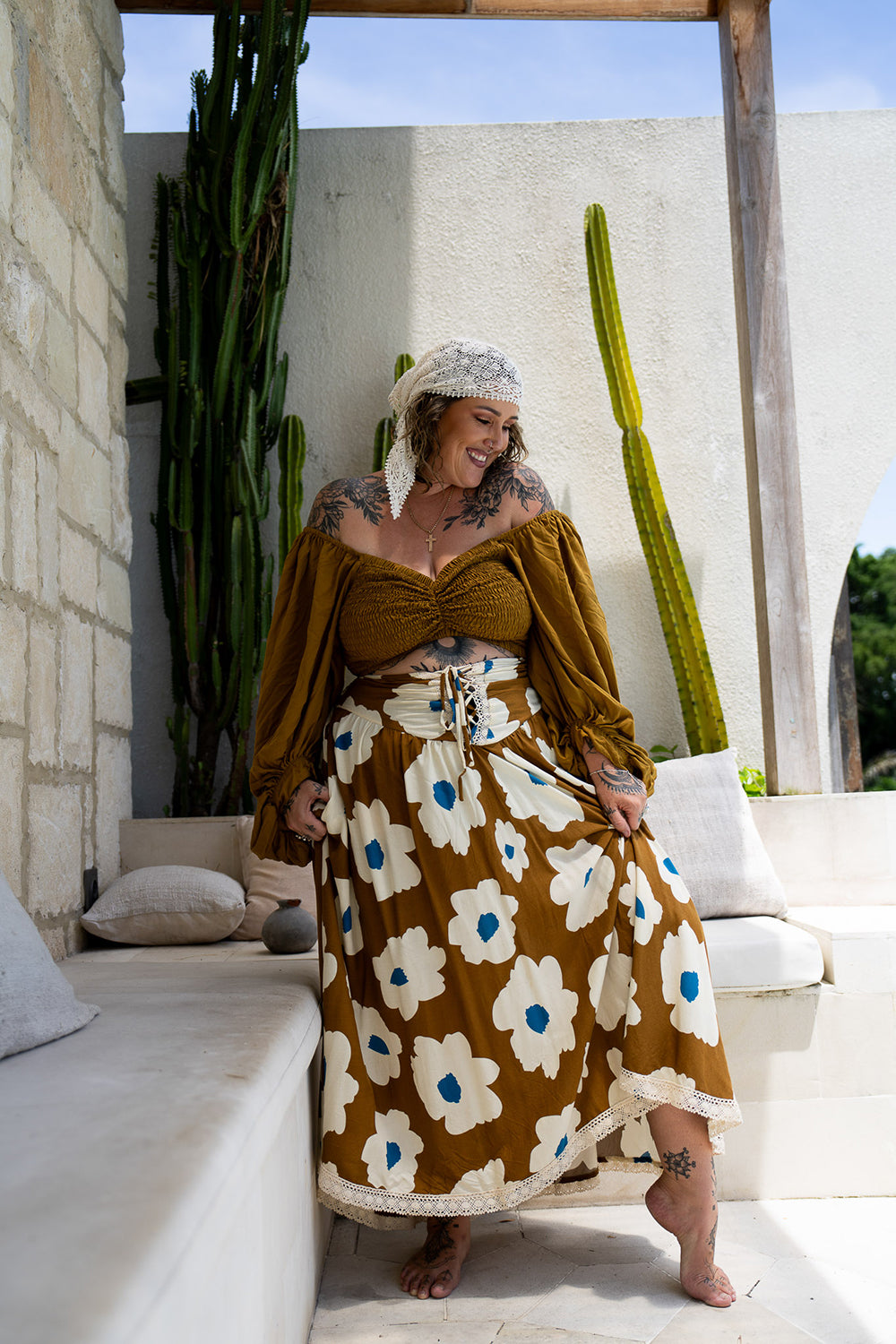 Anisa Skirt - Wildflower - Almost Famous by Jinx the Label