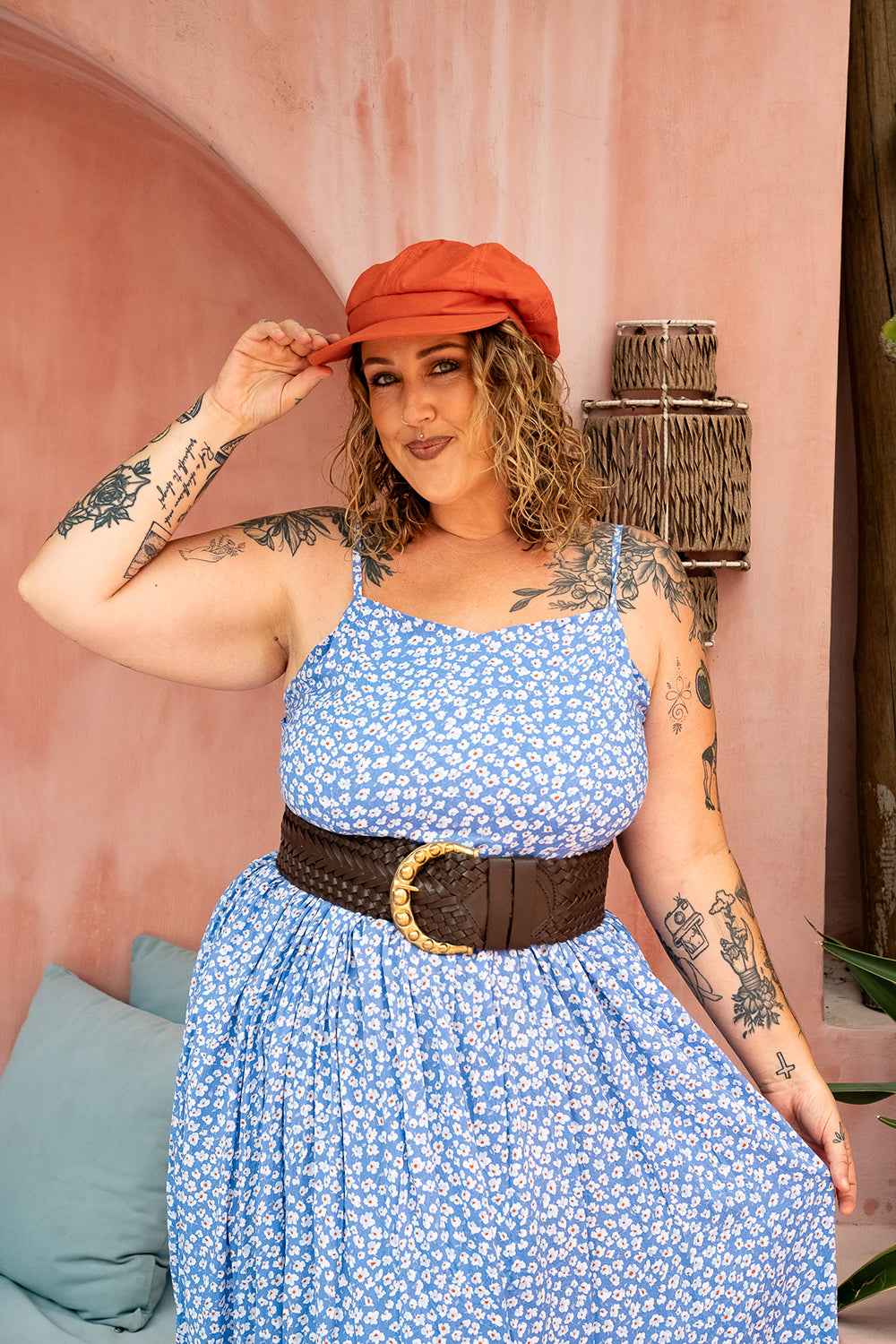 Belladonna Midi Dress in Mini Daisy | Jinx the Label