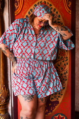 Bonita Head Wrap - Contrast Blue by Jinx the Label