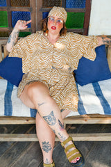 Bonita Head Wrap - Natural Zebra by Jinx the Label