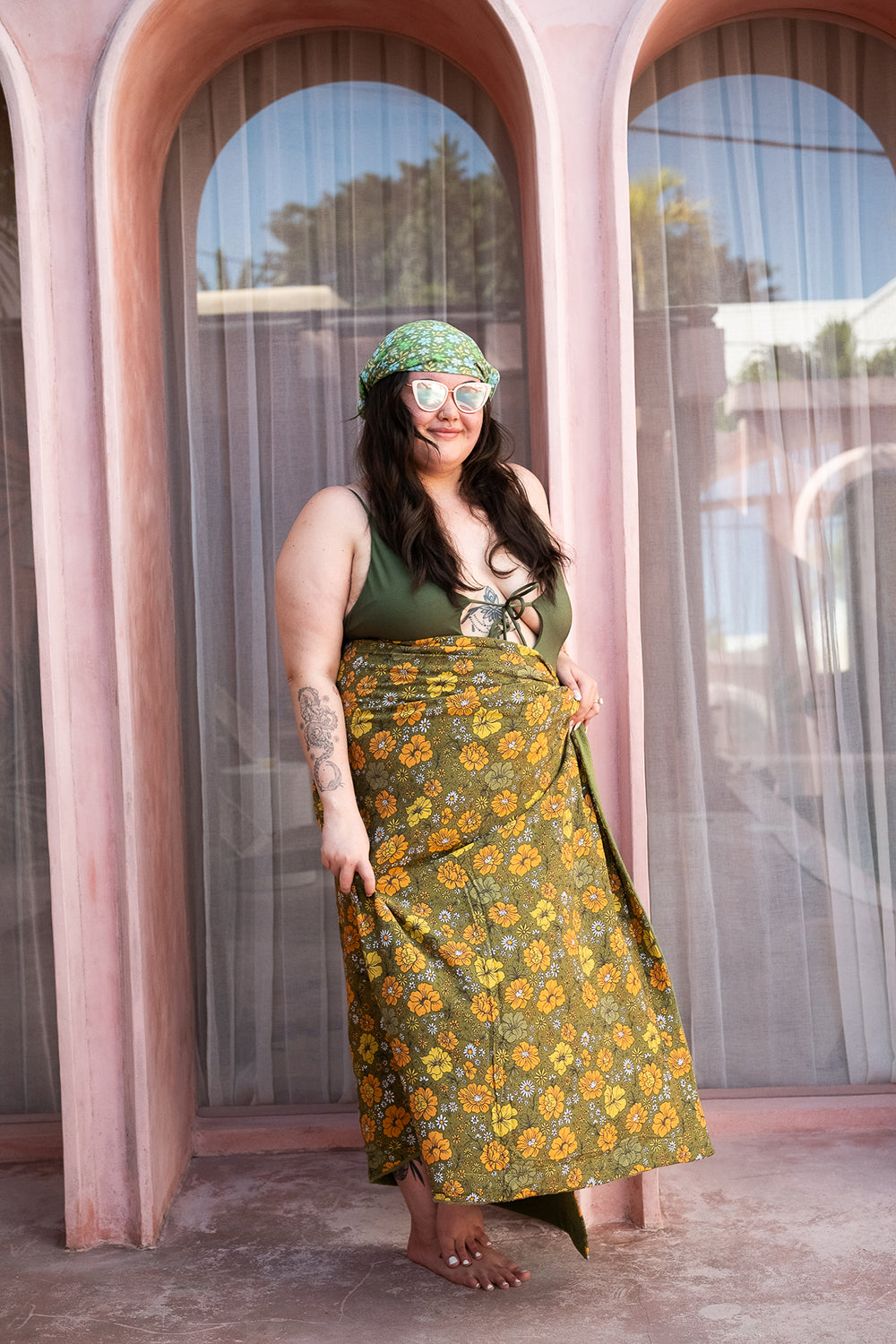 Calypso One Piece in Olive - Jinx the Label | Size Inclusive Swimwear