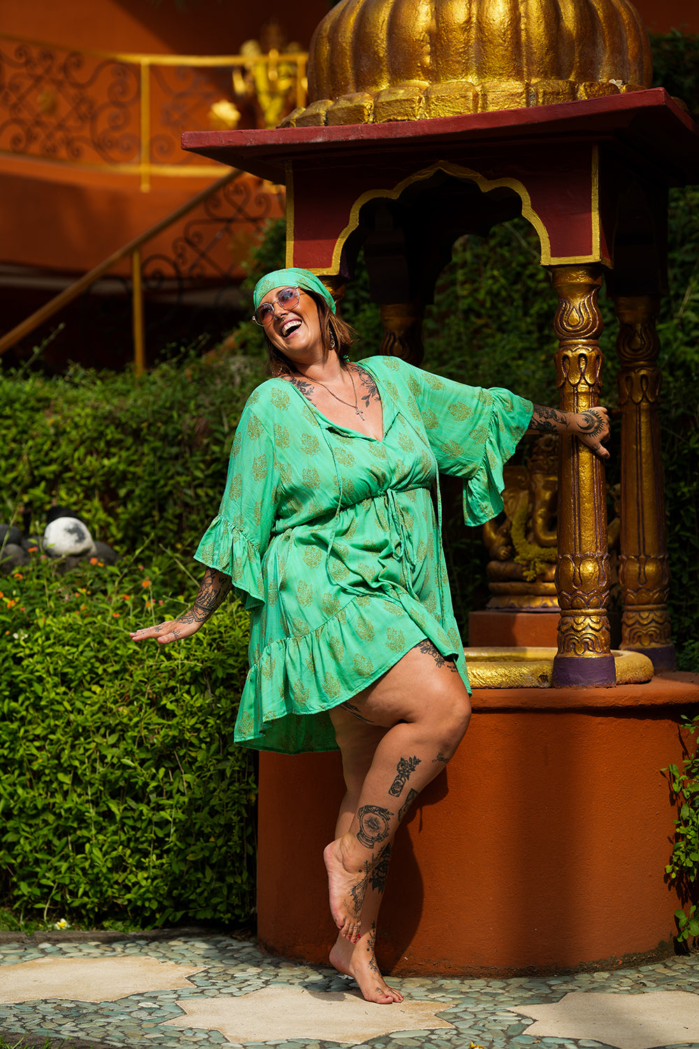 Daisy Lou Mini Dress - Regal Mint - By Jinx the Label