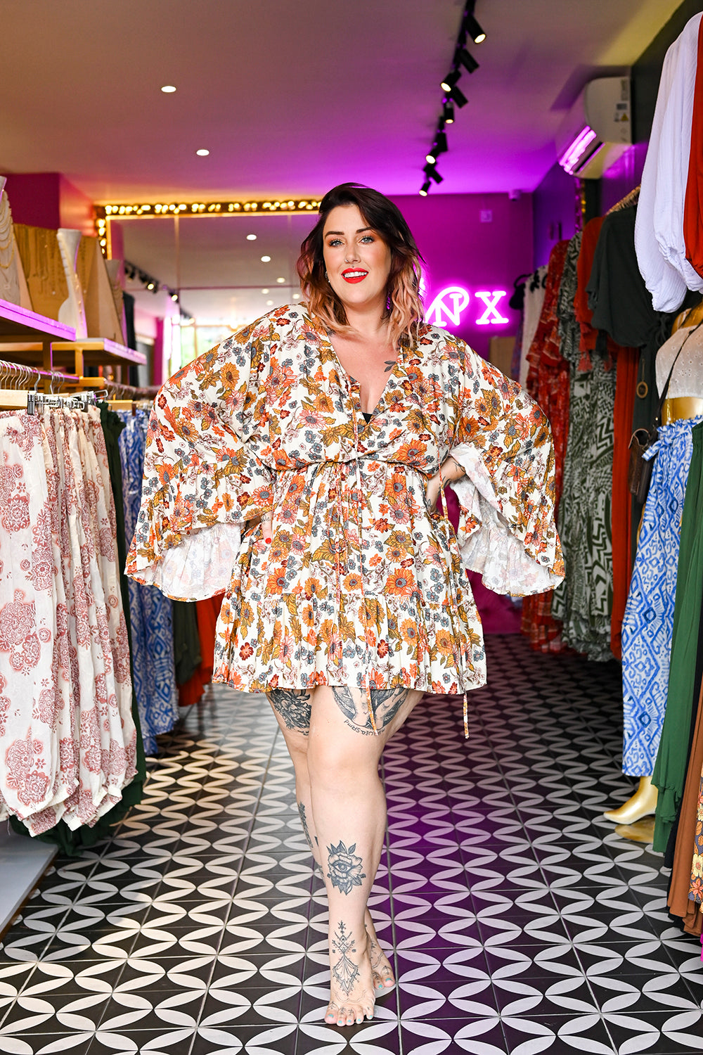 Daisy Lou Mini Dress - Sunflower by Jinx the Label