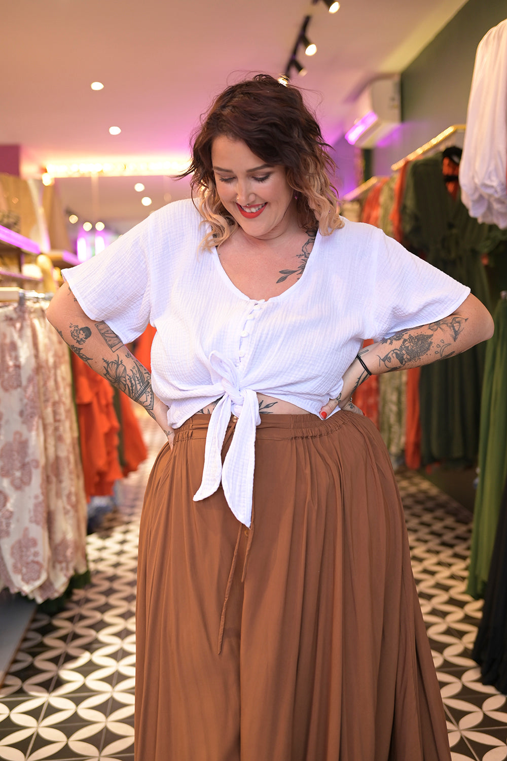 Fae Maxi Skirt - Mocha by Jinx the Label