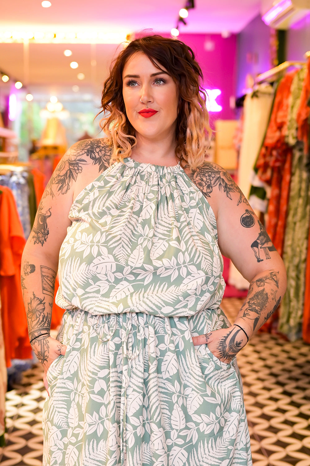 Fifi Dress - Tropicana by Jinx the Label