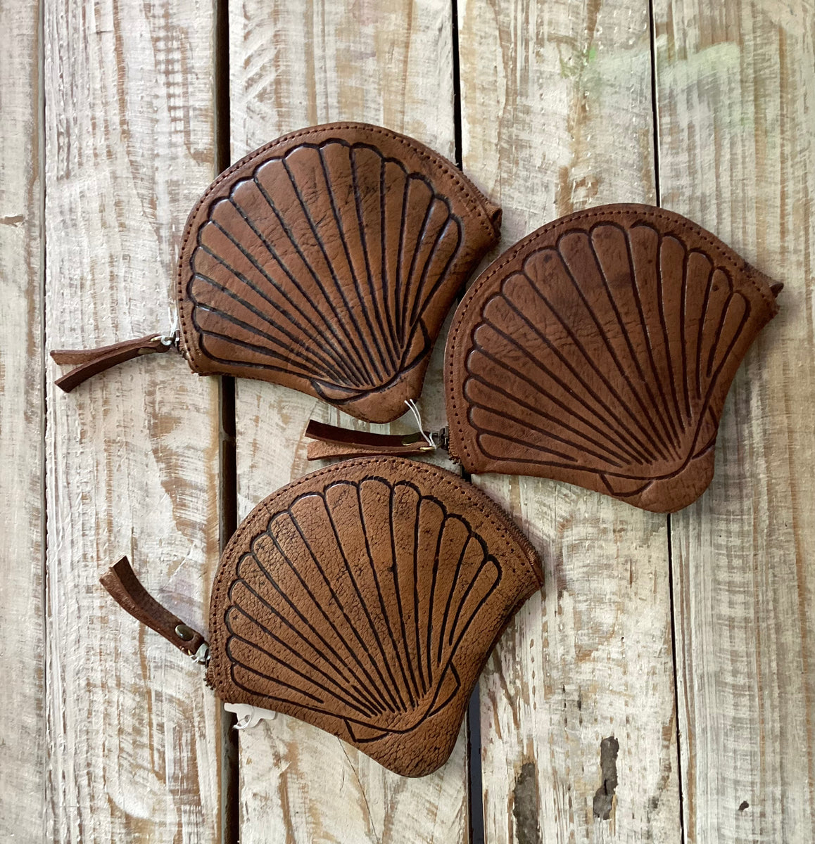 Leather Shell Coin Purse Jinx the Label