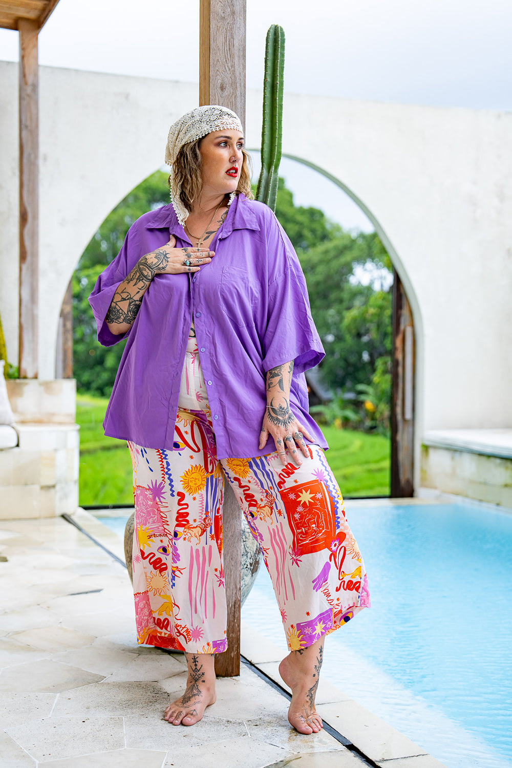 Gilmore Blouse - Dusty Amethyst - Almost Famous by Jinx the Label