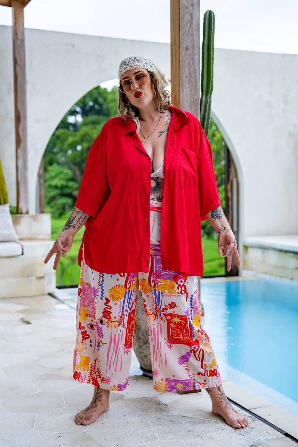 Gilmore Blouse - Poppy - Almost Famous by Jinx the Label