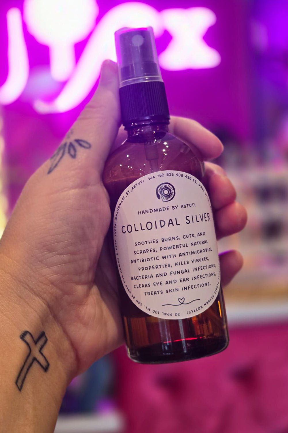 Jinx the Label now offers Colloidal Silver, a 100 ml natural antibiotic trusted by grandmas to soothe cuts, burns and infections. Pure, powerful care.