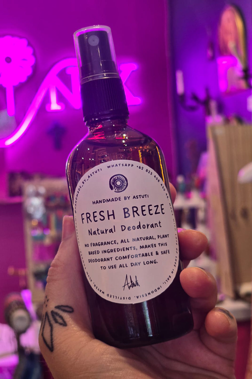 Jinx the Label now offers Fresh Breeze Natural Deodorant, plant-based care with no harsh chemicals, keeping you fresh and naturally odor-free all day.