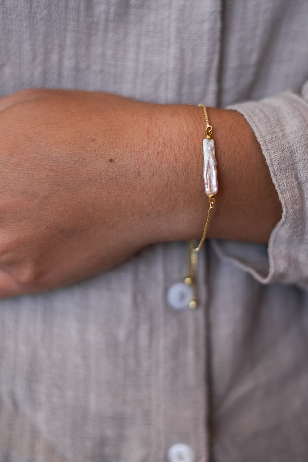 Isla Pearl Bracelet - Sunspell by Jinx the Label