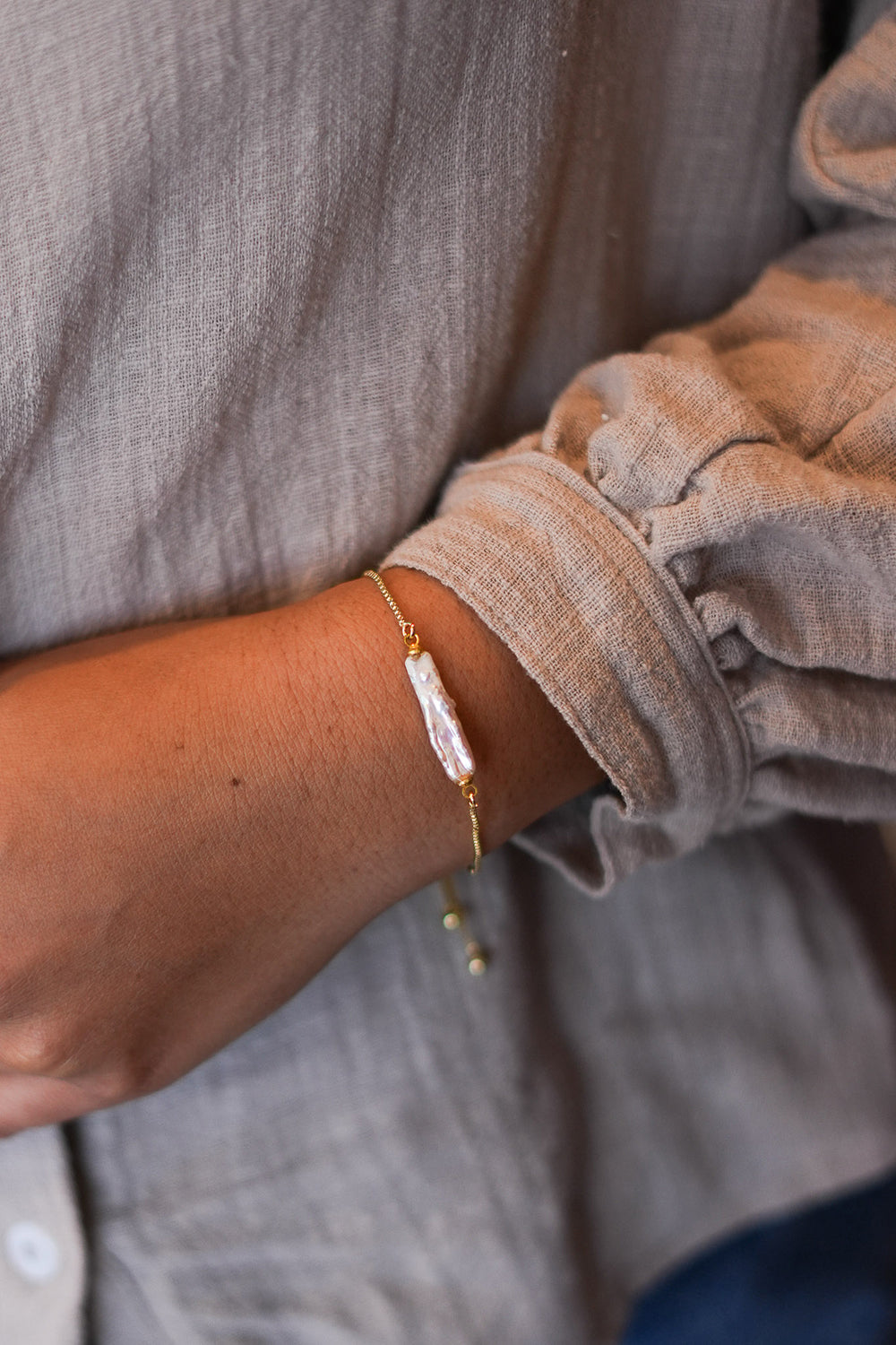 Isla Pearl Bracelet - Sunspell by Jinx the Label