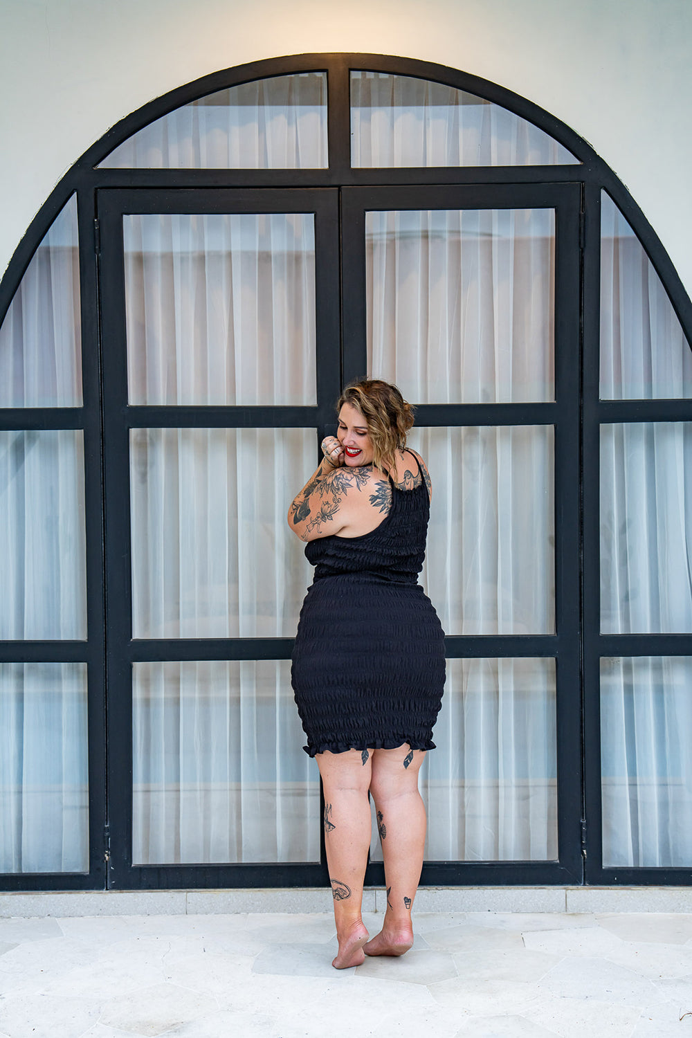 Kristen Short Dress - Black - Almost Famous by Jinx the Label