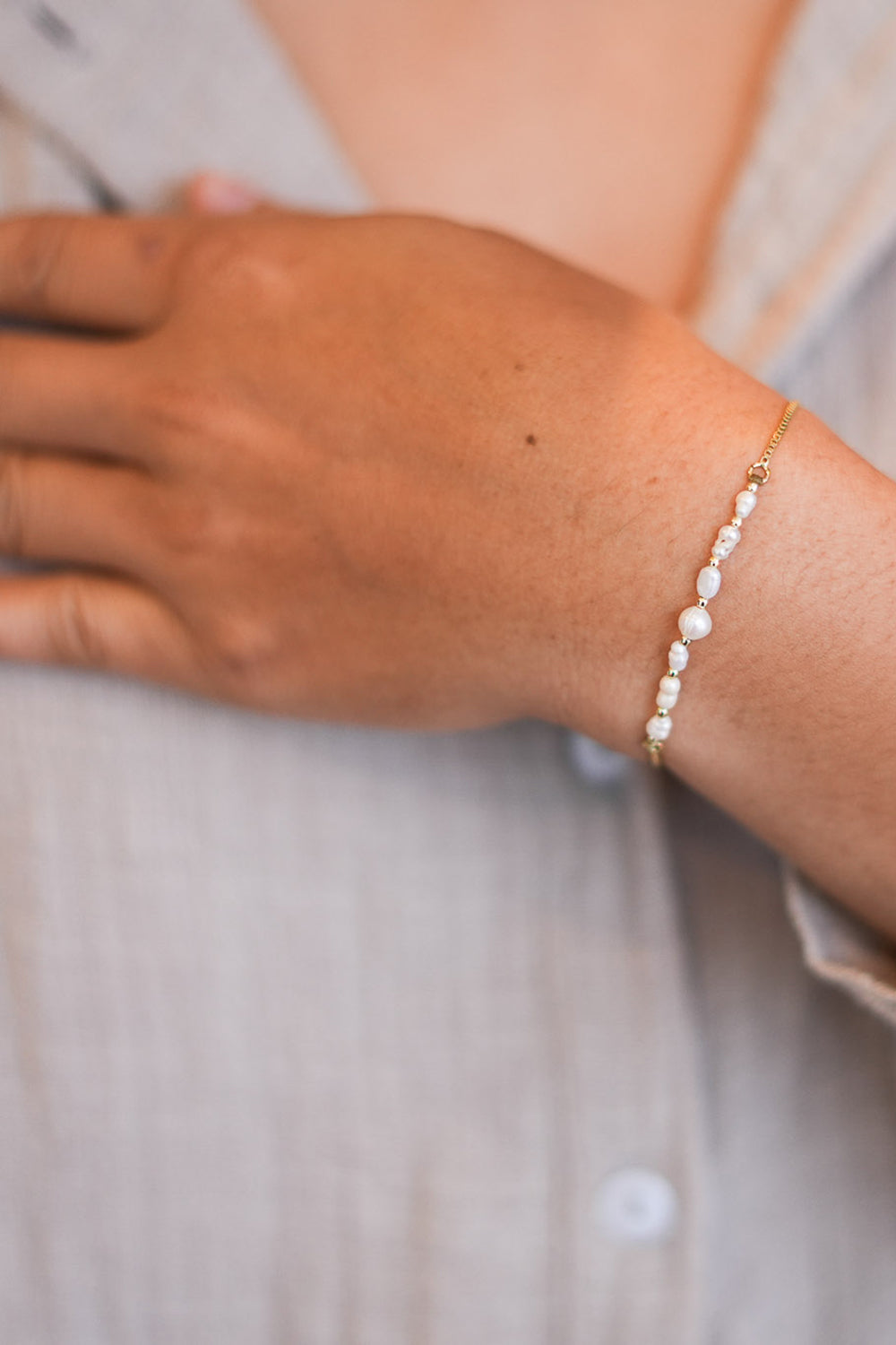 Luma Pearl Bracelet - Sunspell by Jinx the Label