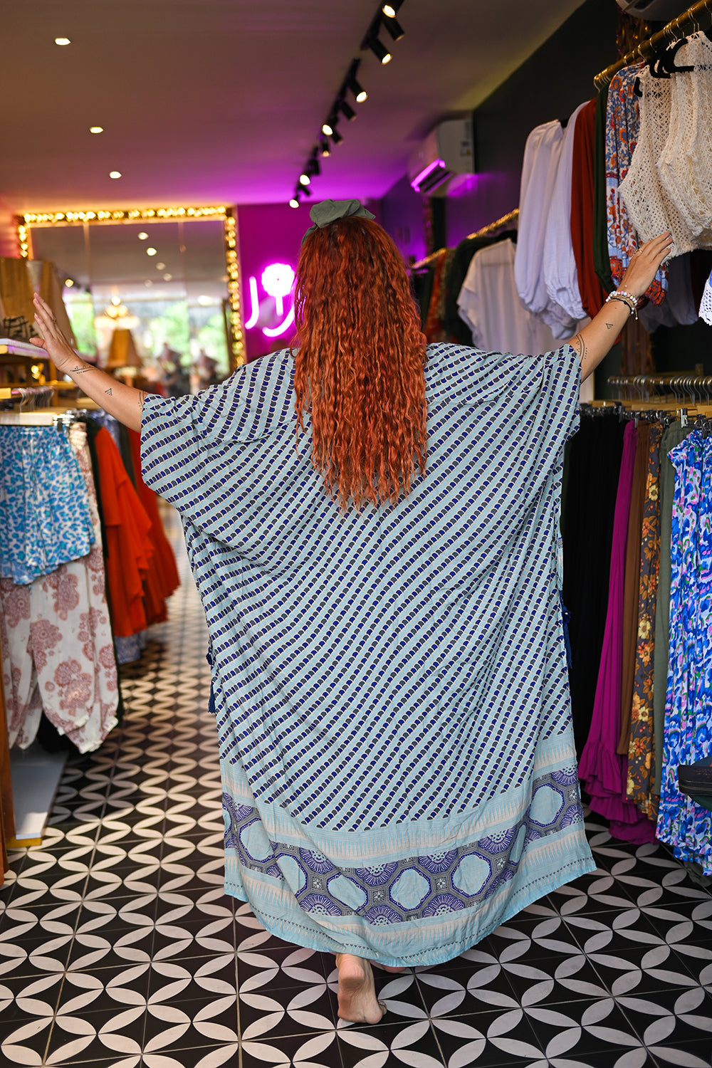 Magdalena Duster - Baby Blue by Jinx the Label