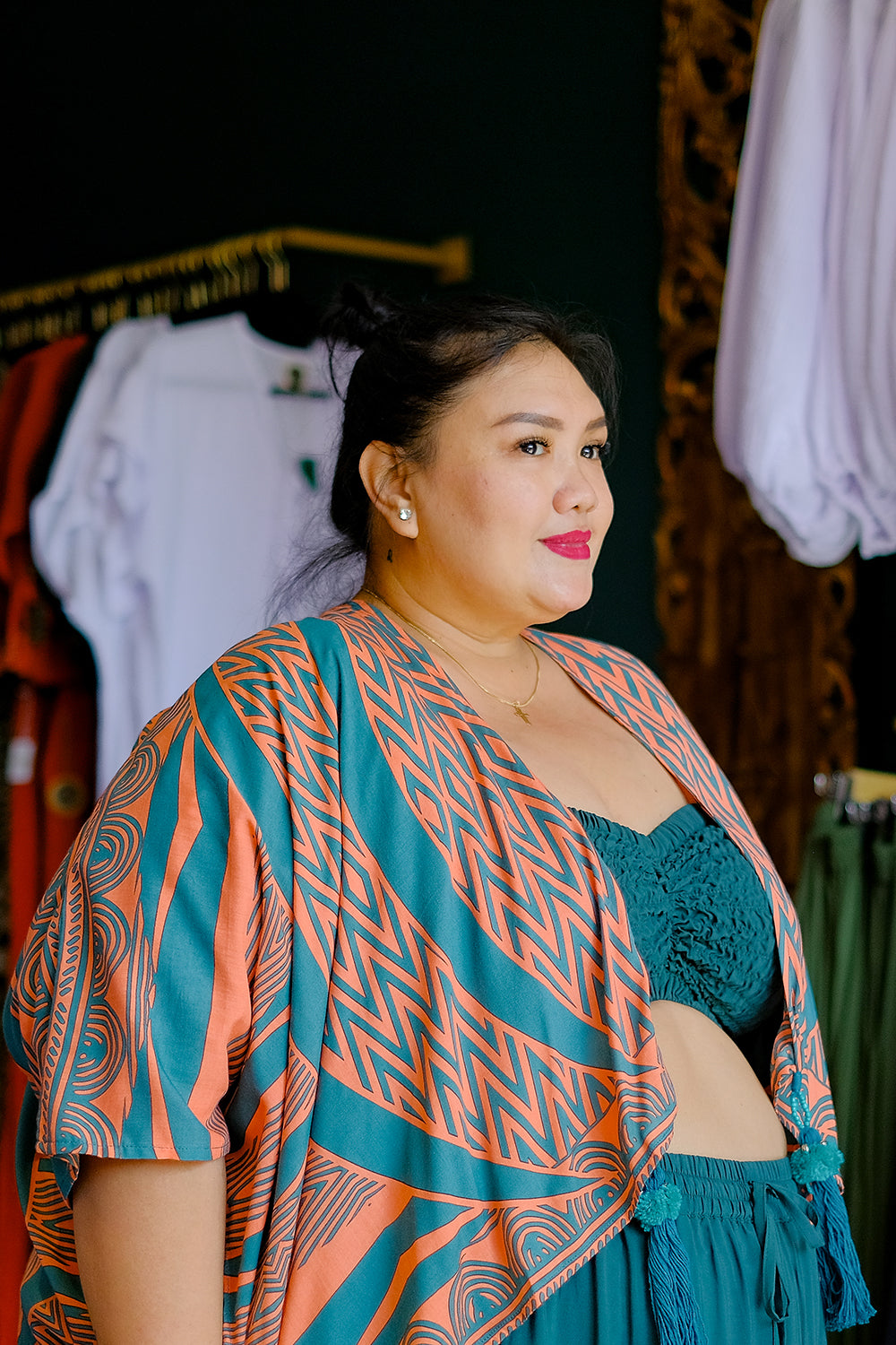 Magdalena Duster - Peach Pink by Jinx the Label