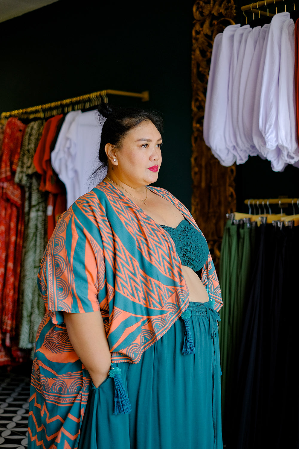 Magdalena Duster - Peach Pink by Jinx the Label