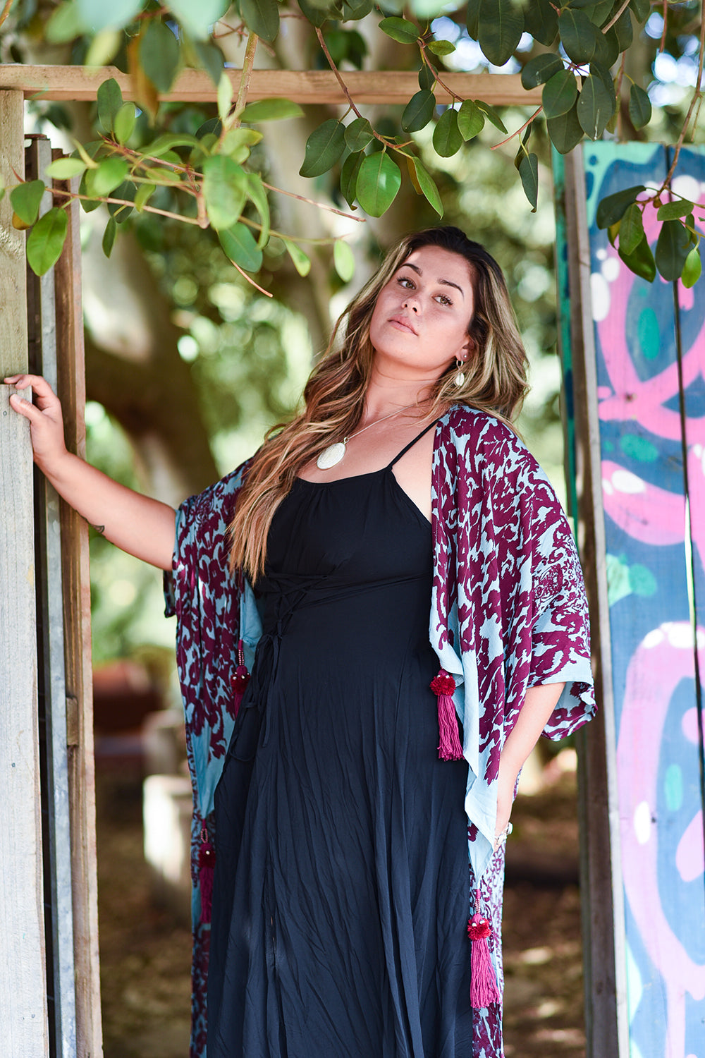 Magdalena Duster - Raspberry by Jinx the Label