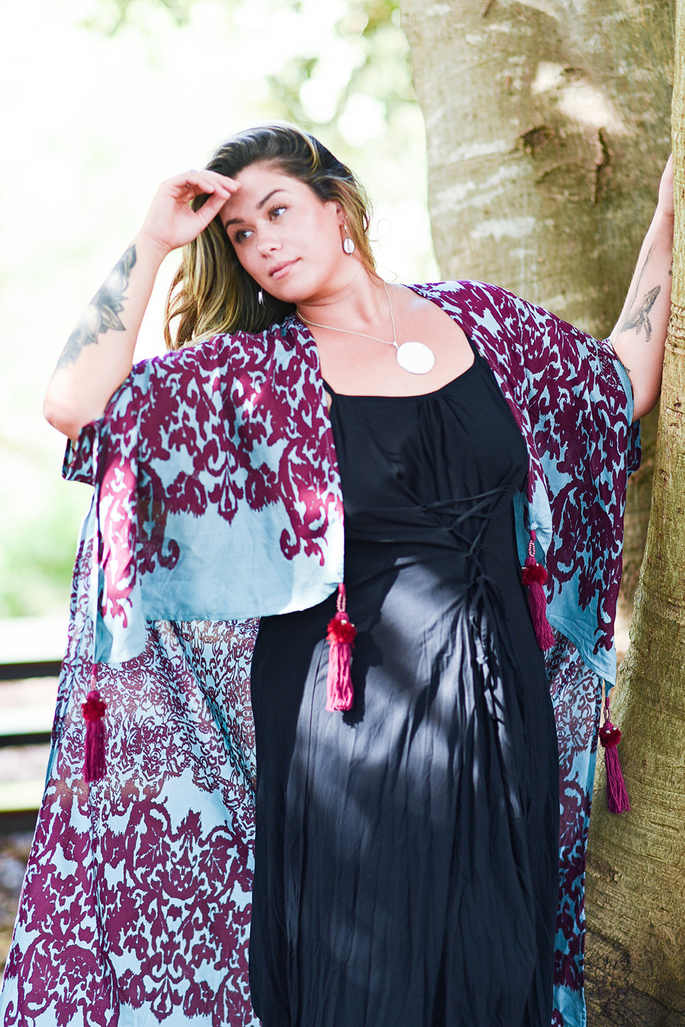 Magdalena Duster - Raspberry by Jinx the Label