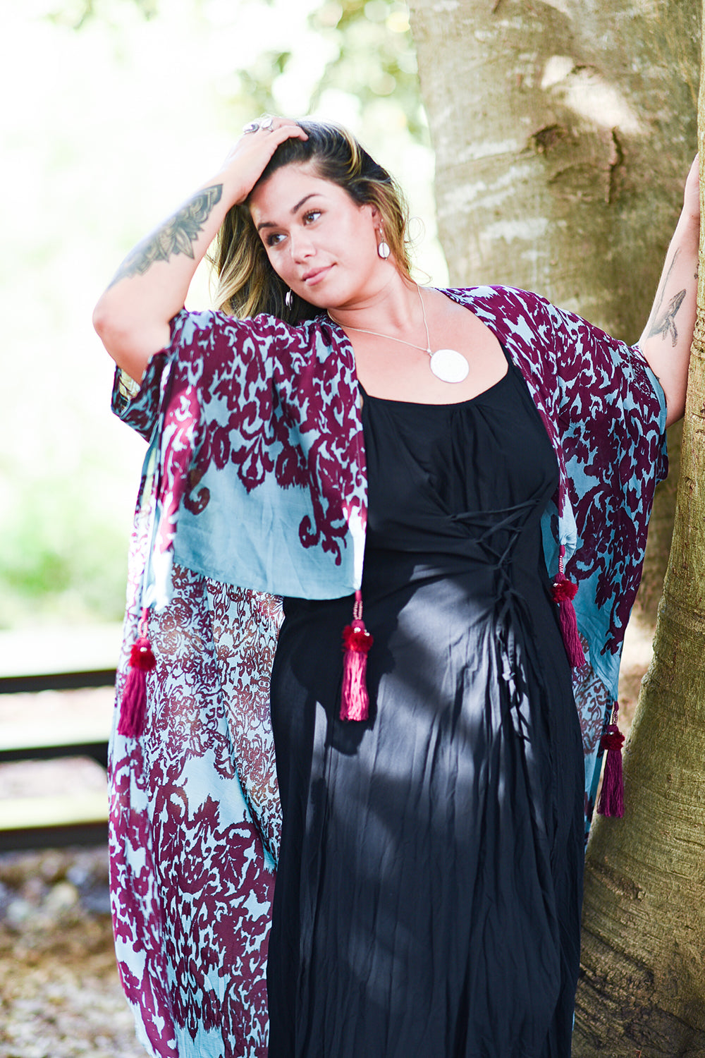 Magdalena Duster - Raspberry by Jinx the Label