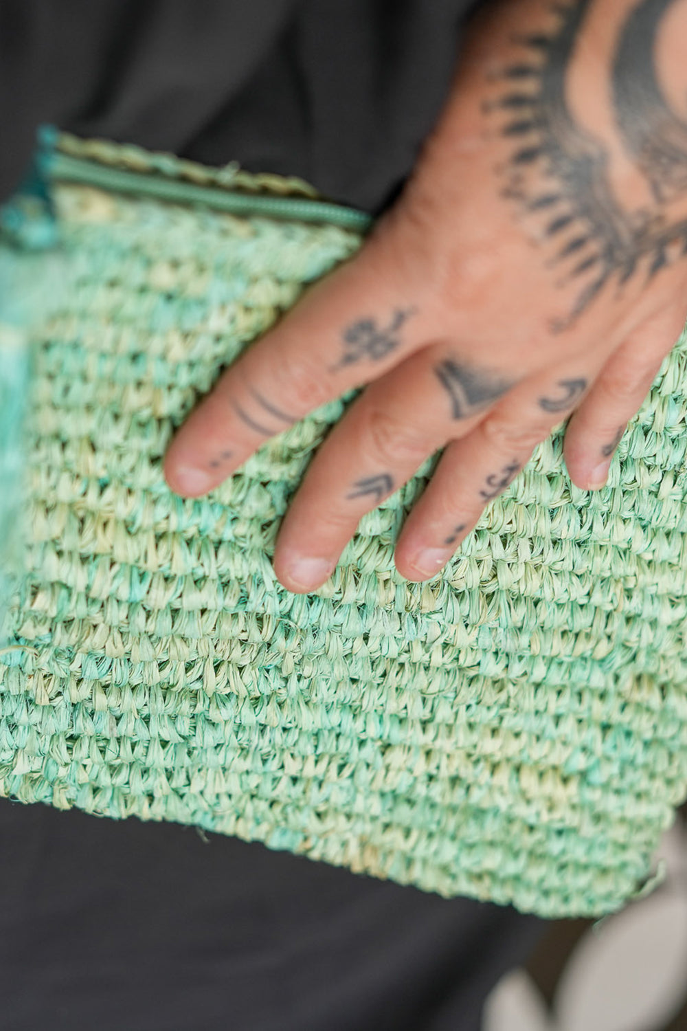 Meadow Clutch in Mint - Flower Power by Jinx the Label
