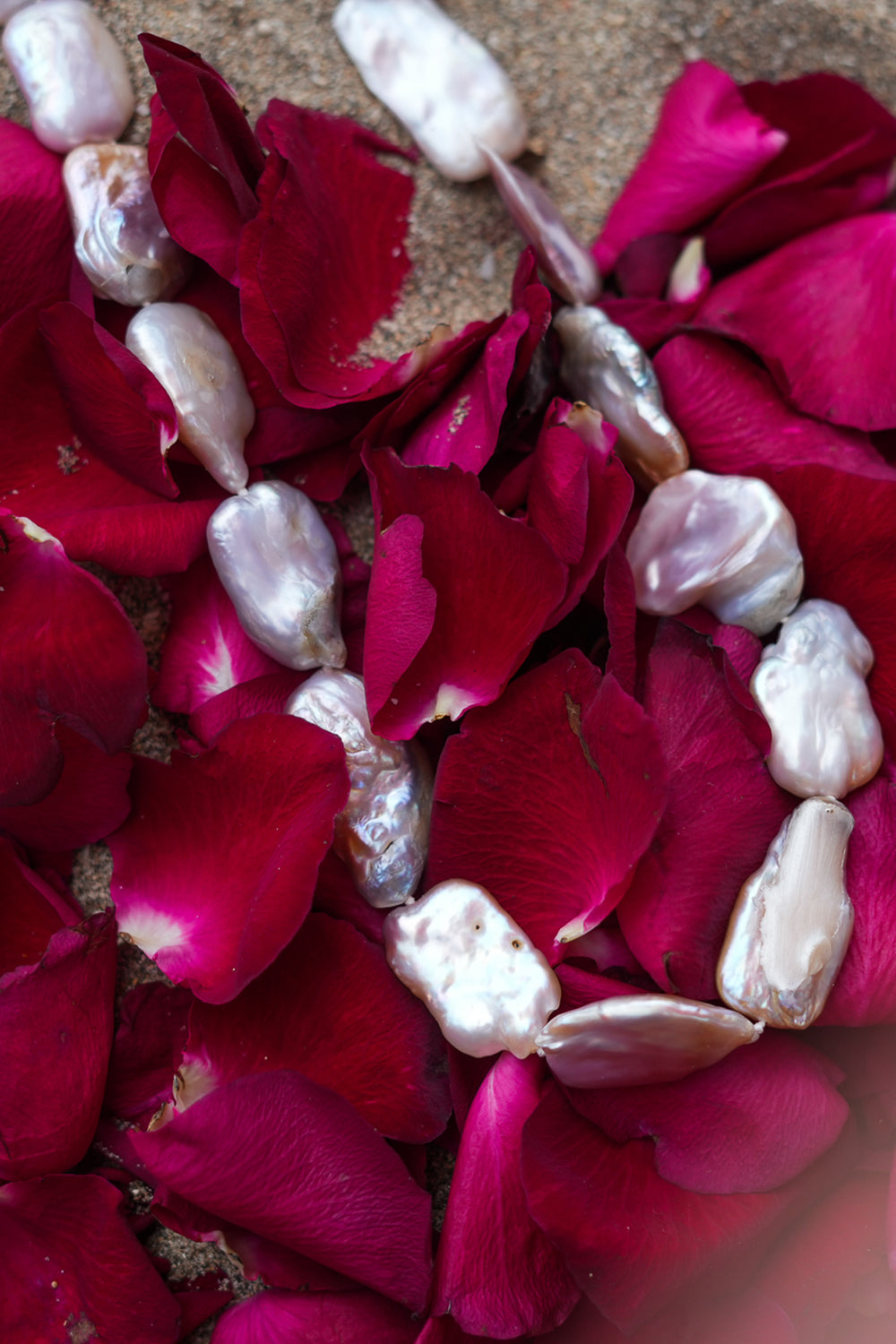 Discover the Ocean Relic Necklace in Wild Pearl, crafted with large freeform natural pearls, each uniquely shaped by nature. Earth Altering by Jinx the Label.