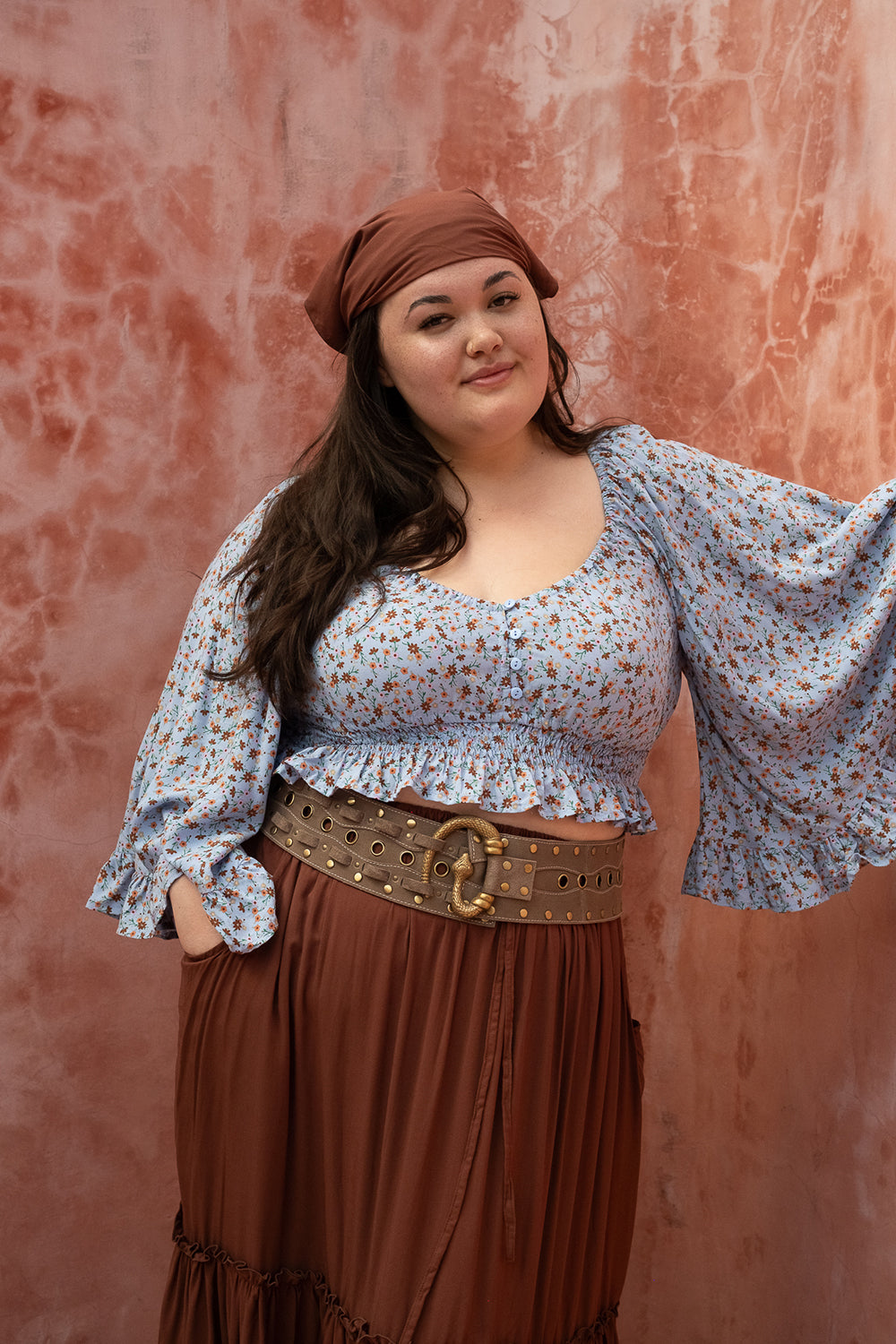 Paloma Blouse | Bohemian Bell Sleeve Rayon Blouse | Jinx The Label