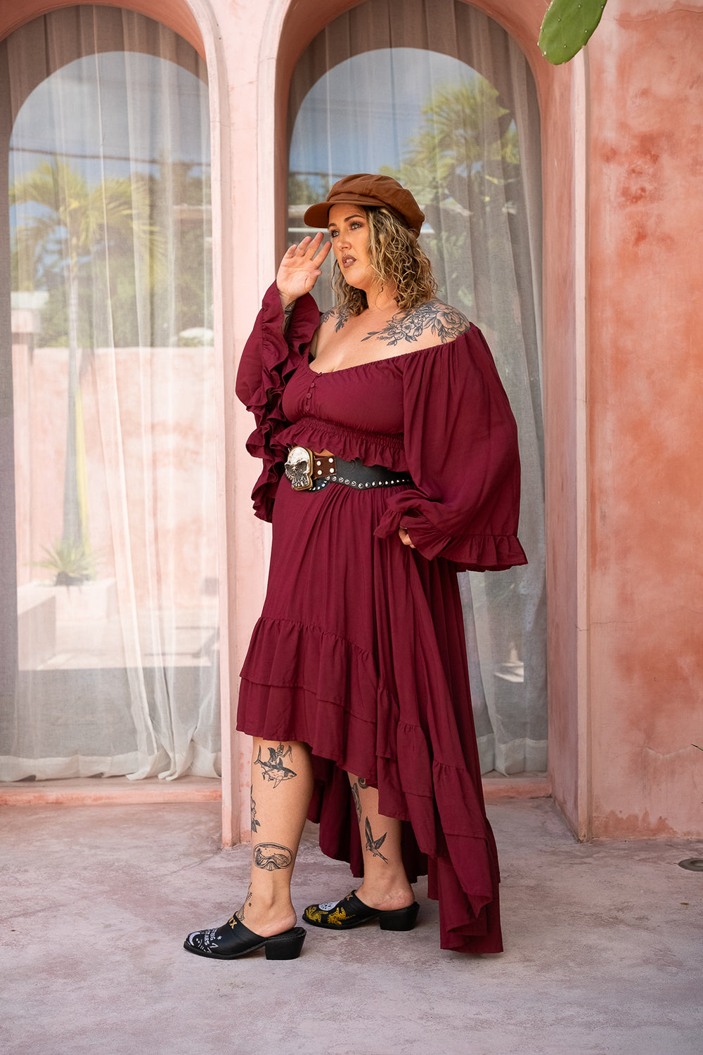 Paloma Blouse | Bohemian Bell Sleeve Rayon Blouse | Jinx The Label