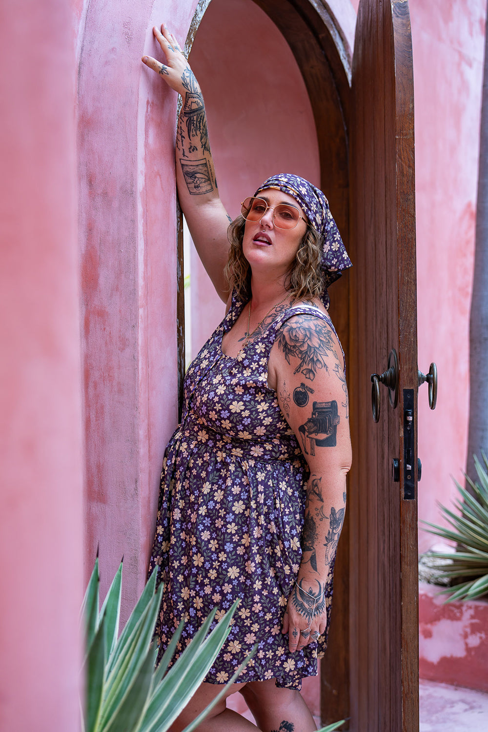 Peta Mini Dress - Wild Petals - Almost Famous by Jinx the Label