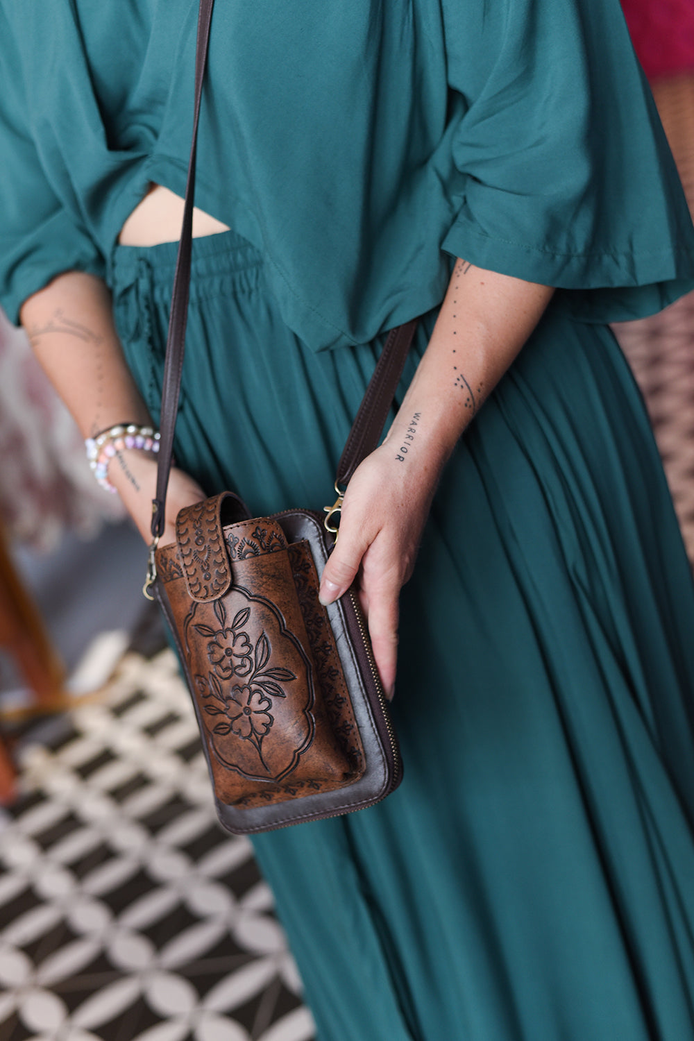 Phone Wallet - Peony Rose by Jinx the Label