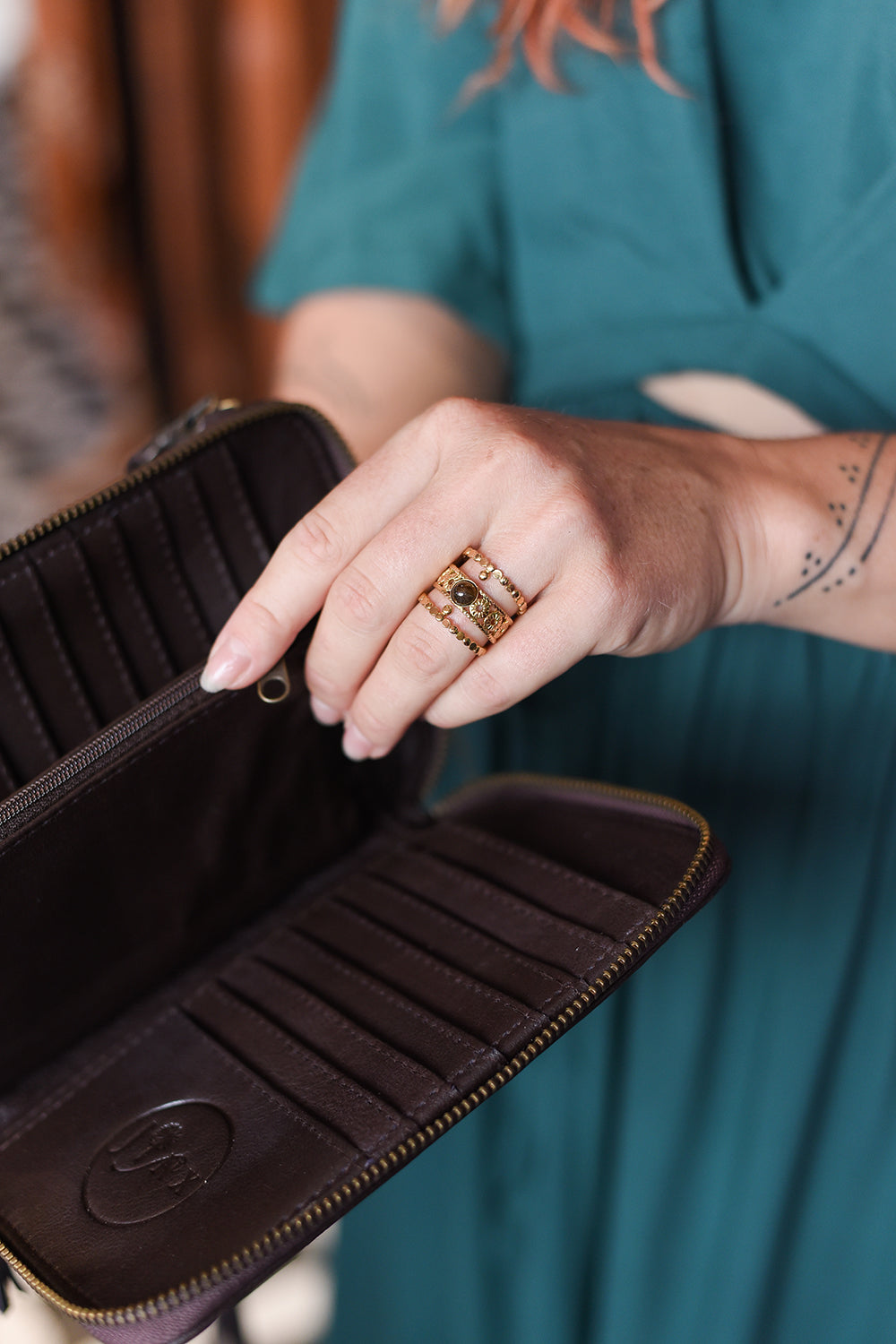 Phone Wallet - Peony Rose by Jinx the Label