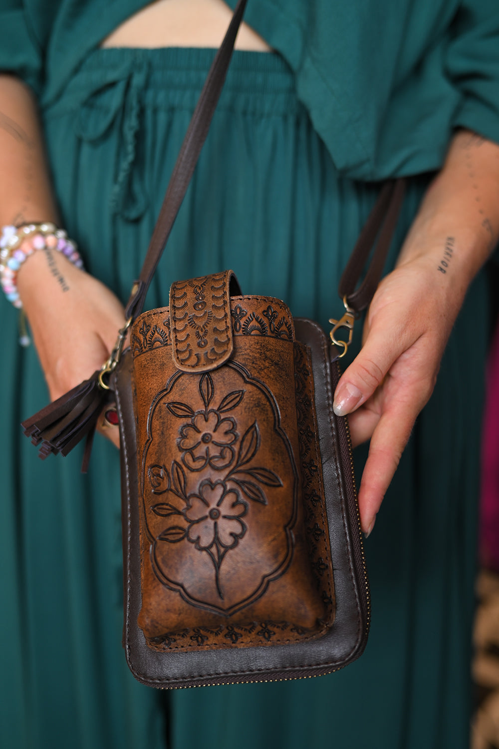 Phone Wallet - Peony Rose by Jinx the Label