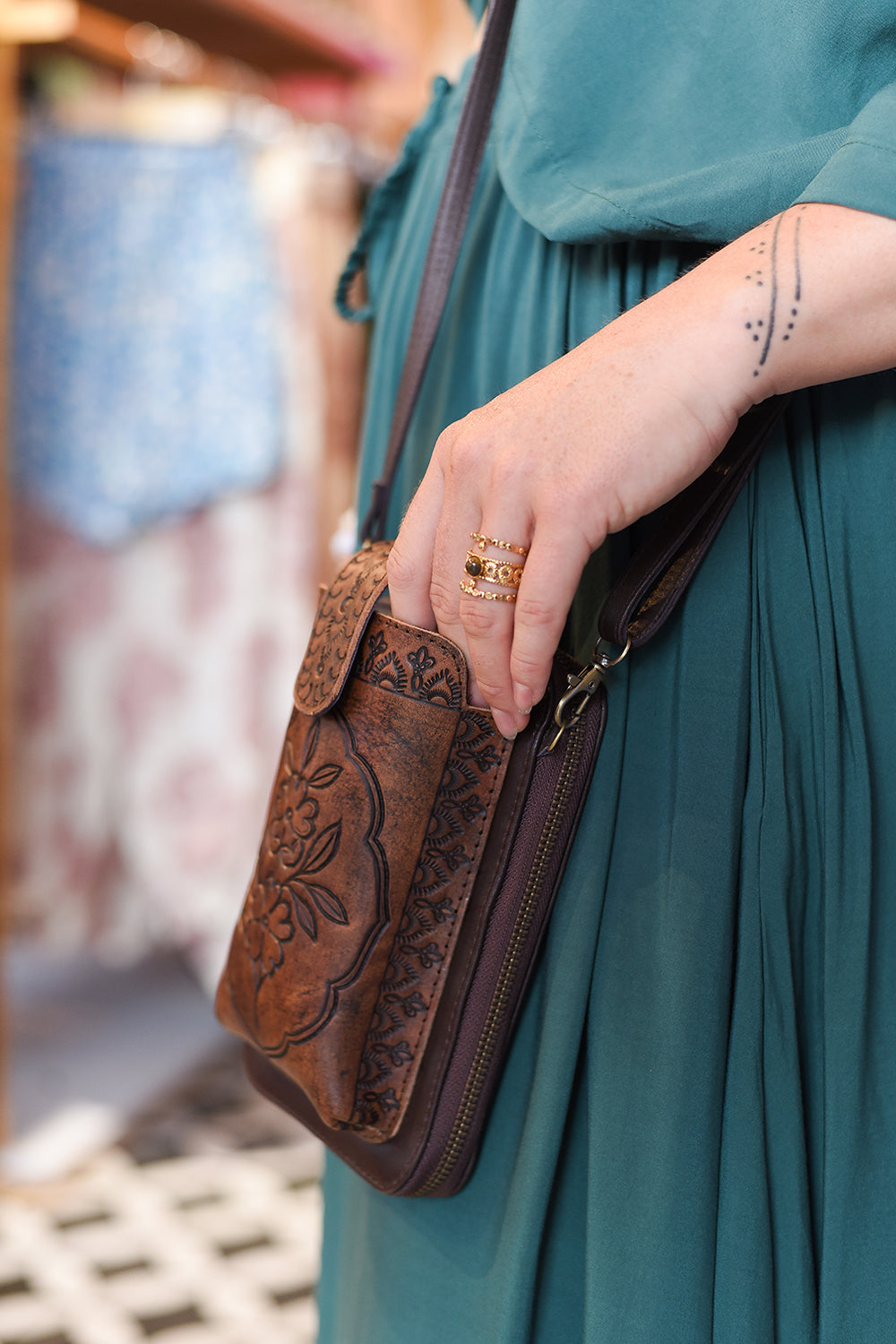 Phone Wallet - Peony Rose by Jinx the Label