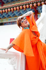 Renesme Wrap Top - Valencia by Jinx the Label