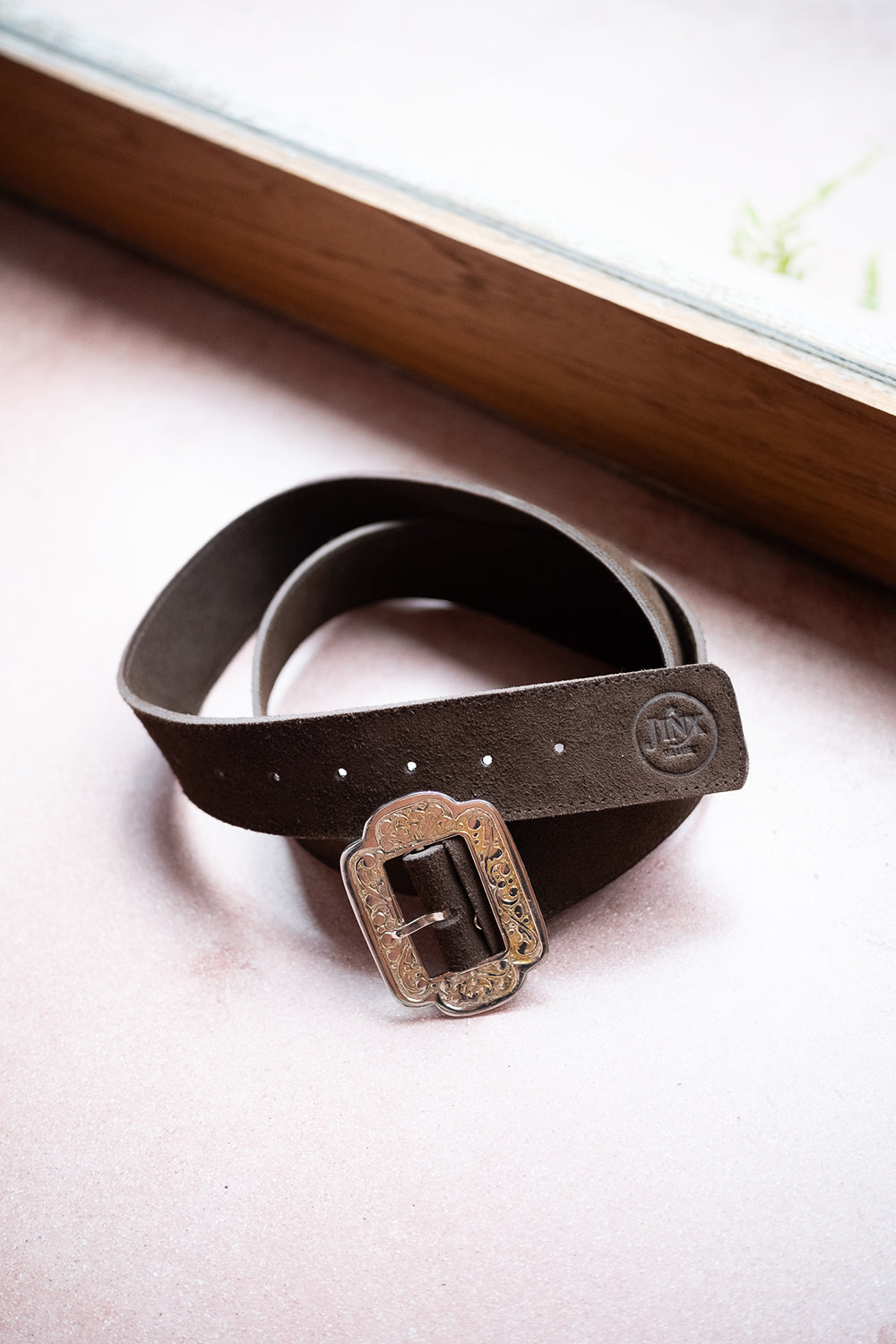Silver Sage Belt in Saddlewood | Jinx the Label