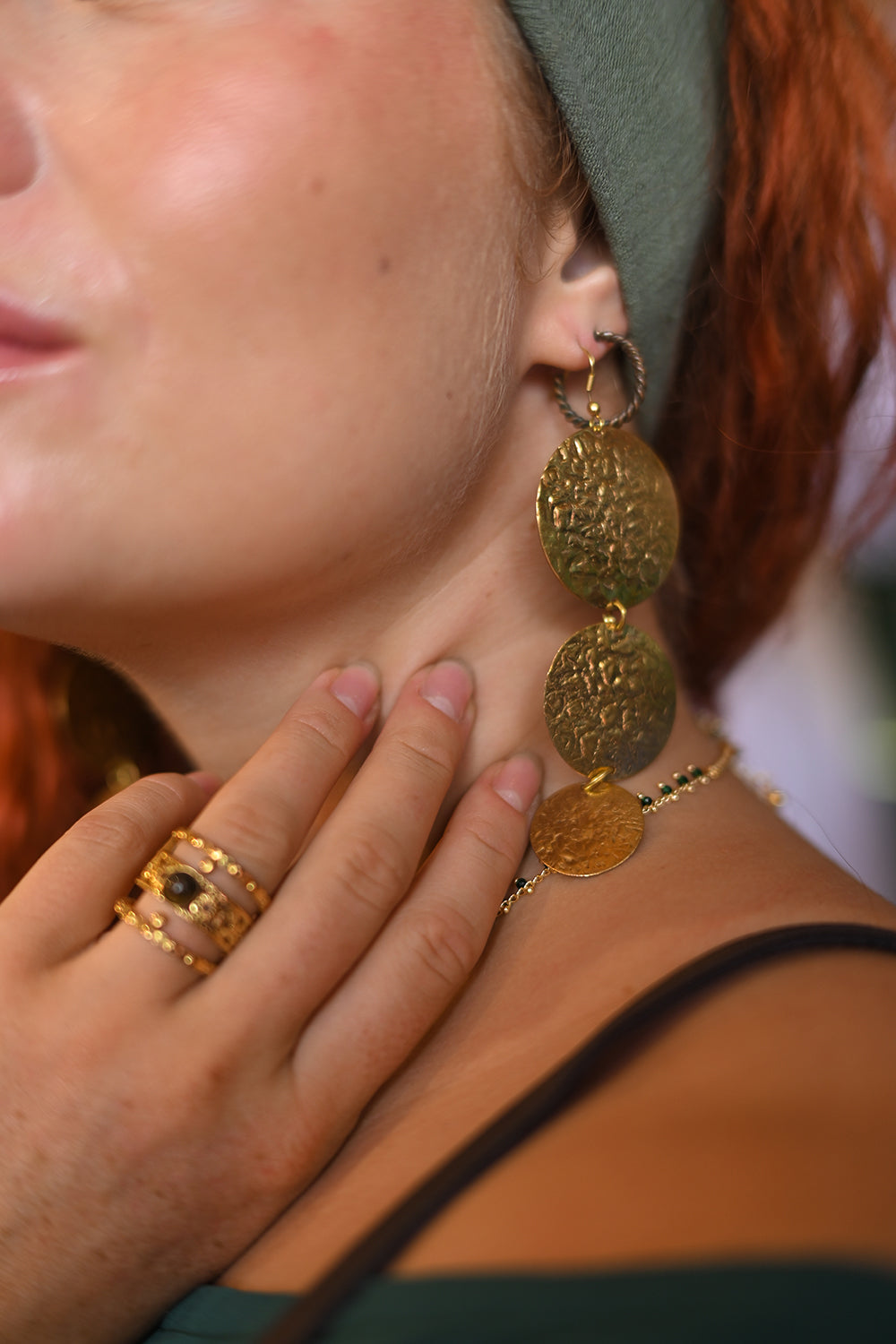 Solar Cascade Earrings by Jinx the Label