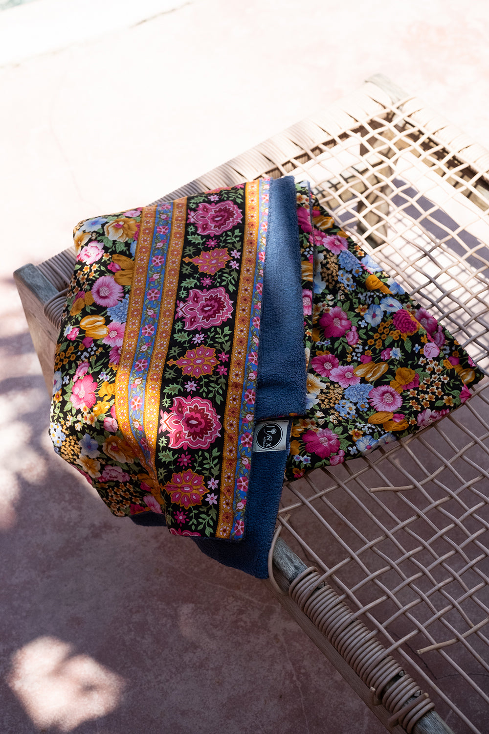 Wanderlust Towel in Midnight Bloom | Jinx the Label