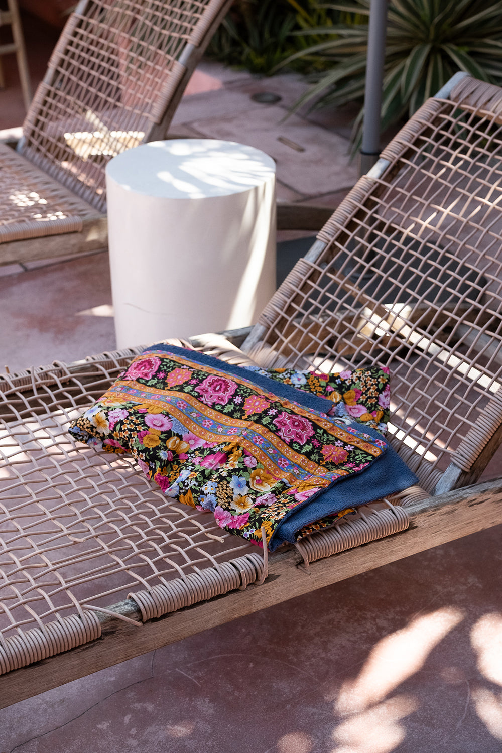 Wanderlust Towel in Midnight Bloom | Jinx the Label