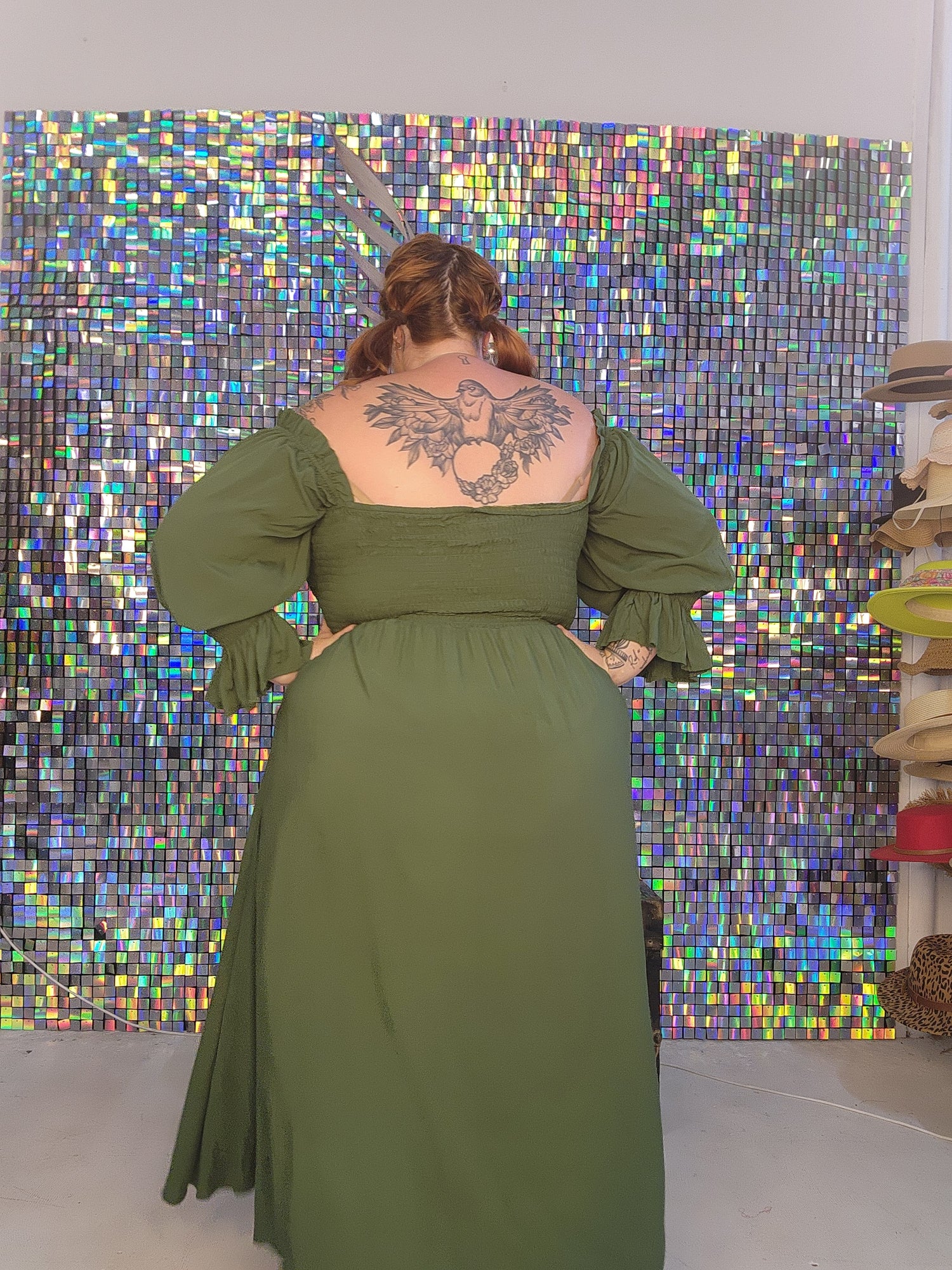 Esmerelda dress - olive green