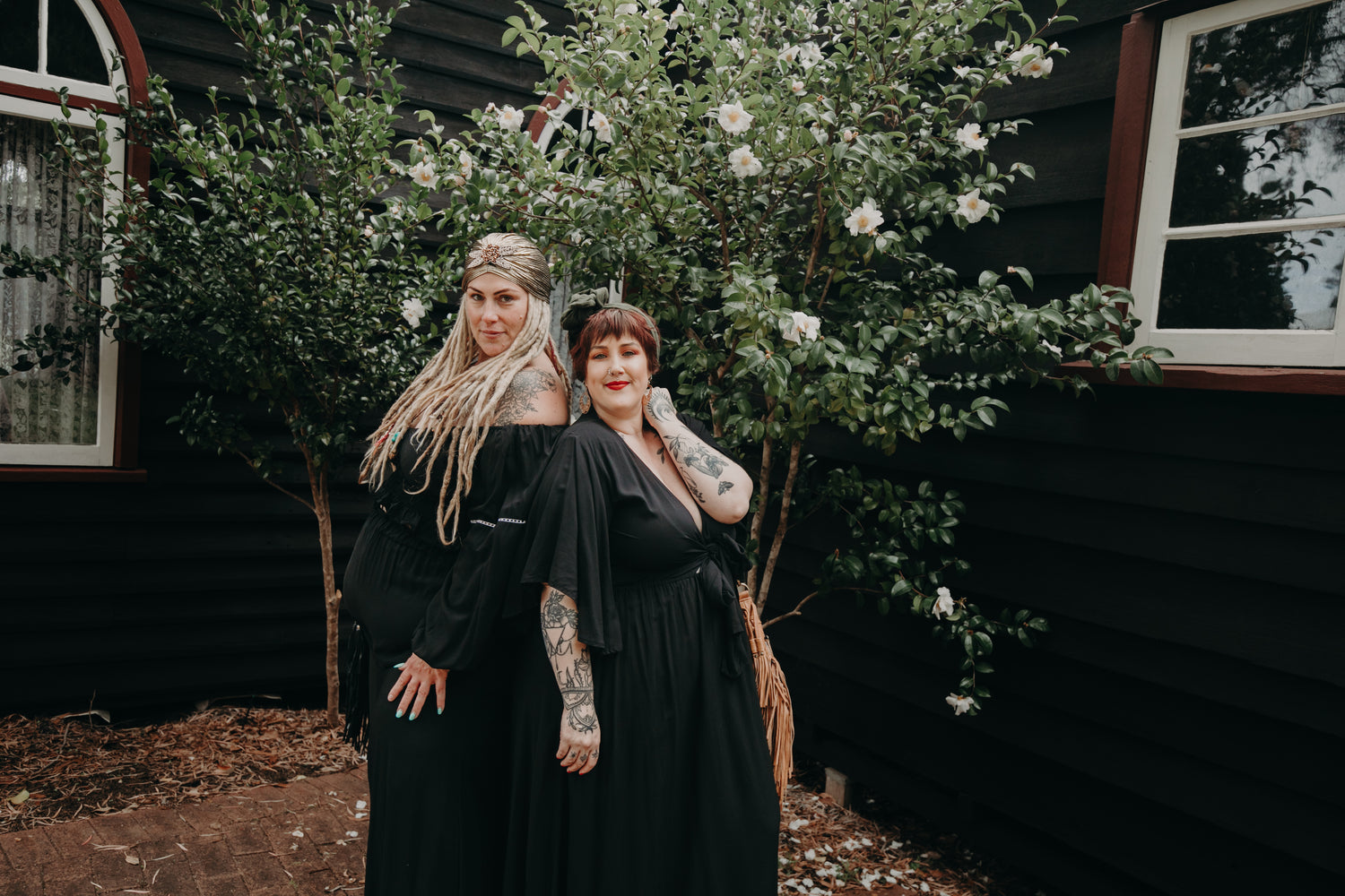 Stormflower dress-black