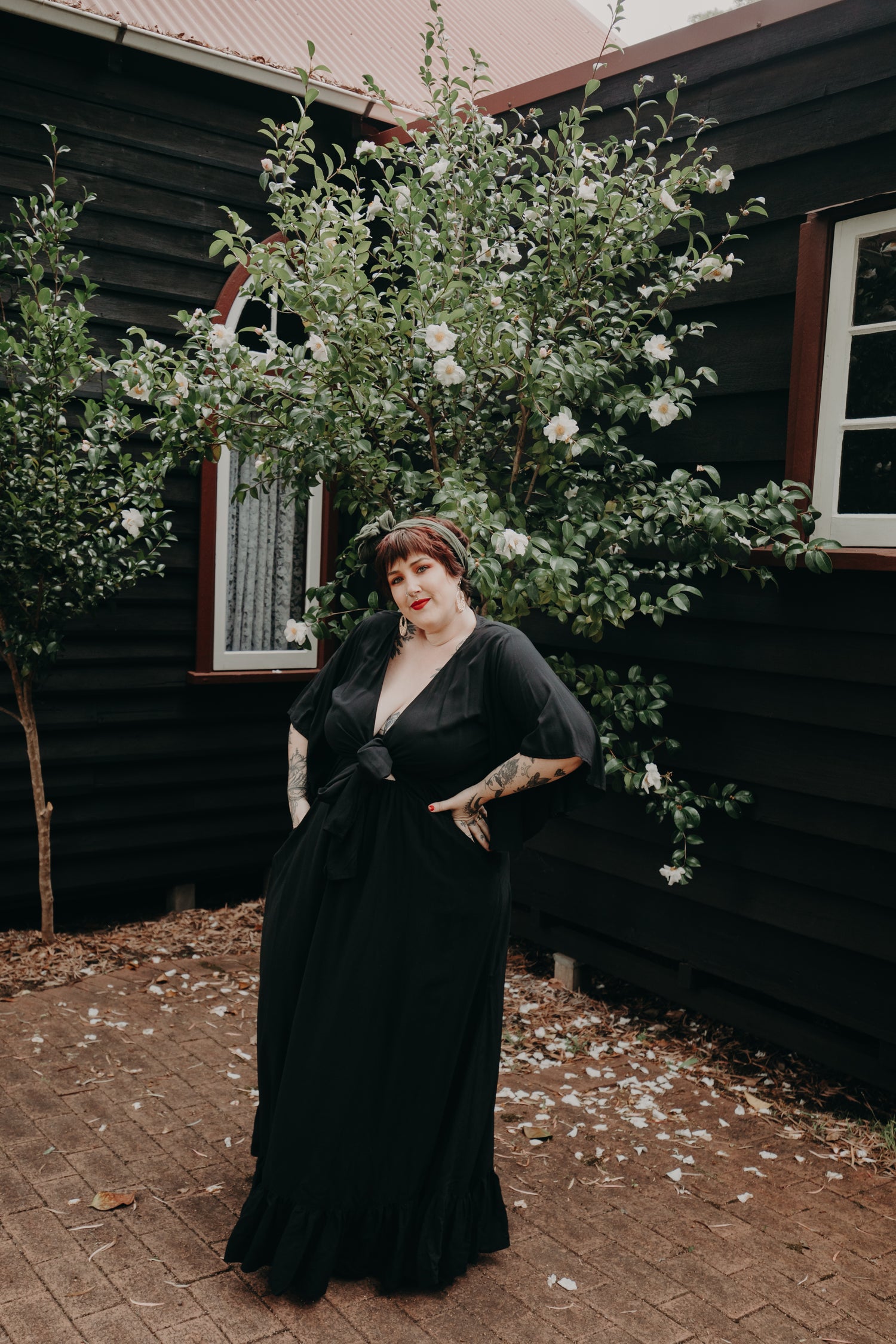 Stormflower dress-black