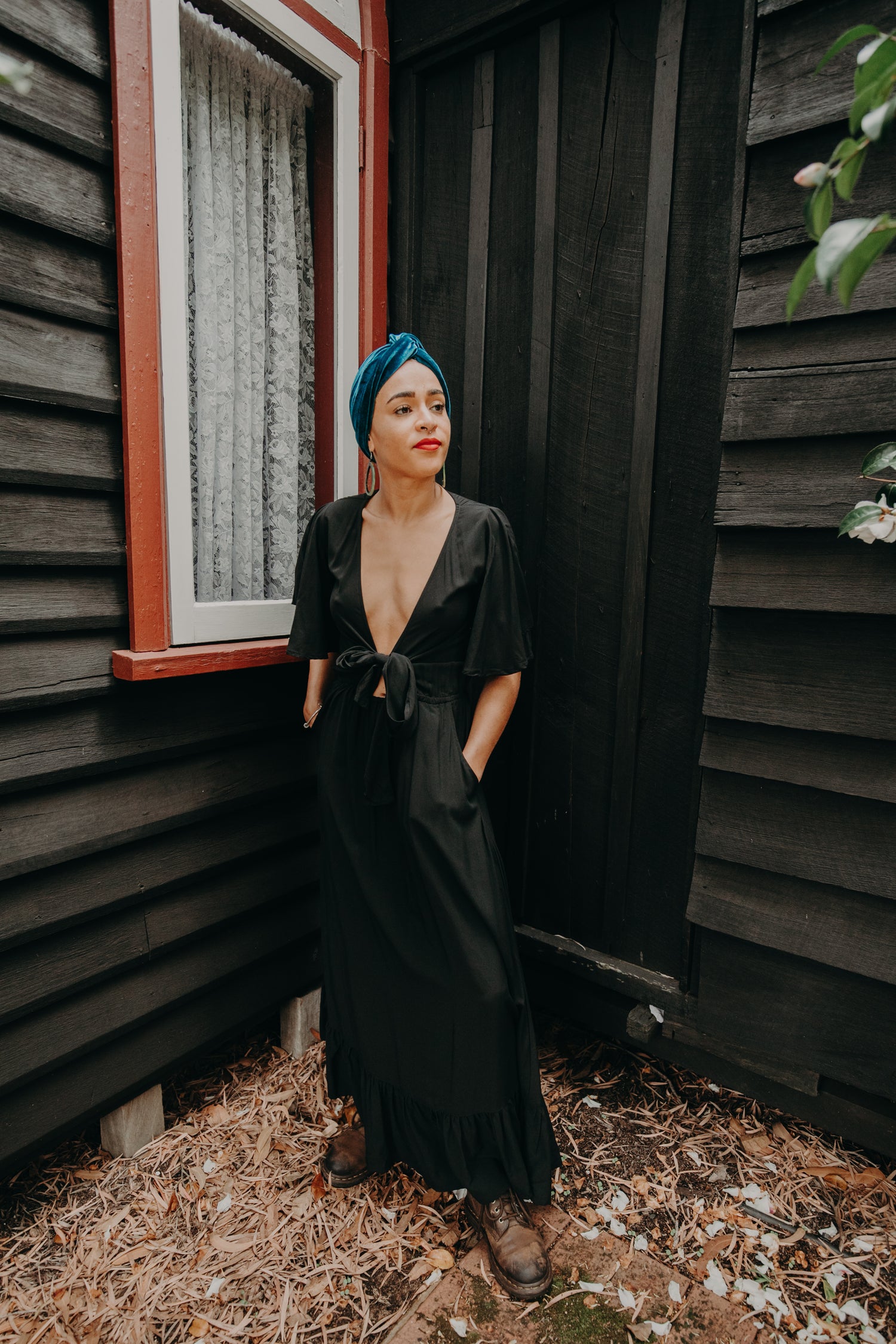 Stormflower dress-black