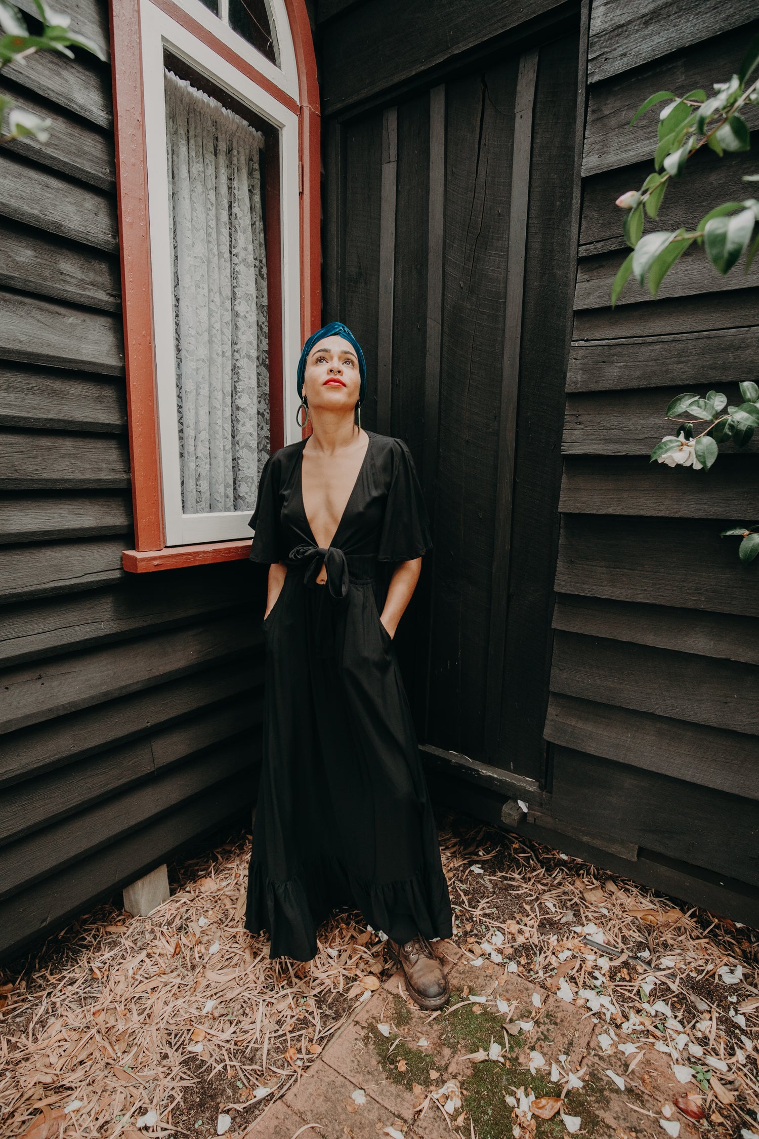 Stormflower dress-black