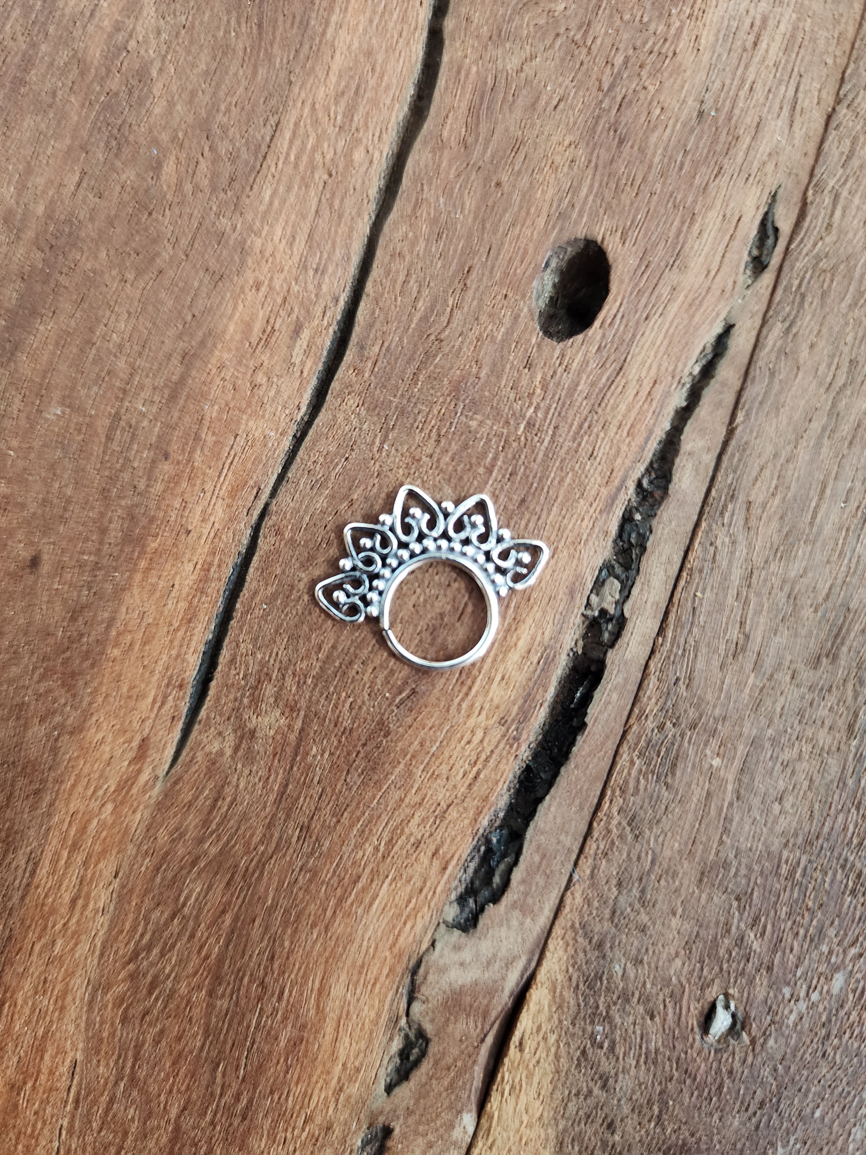 Sun of heart Sterling Silver Nose/Septum ring