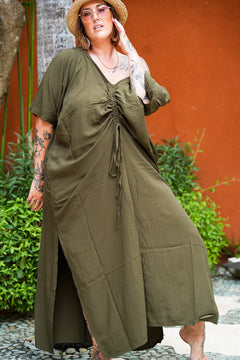 Amanda Dress - Olive - By Jinx the Label