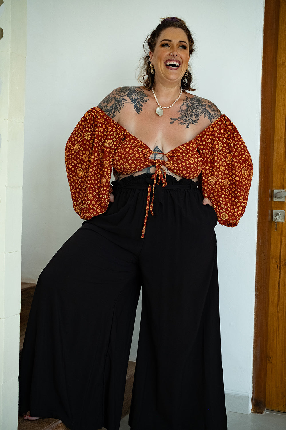Amazonian Crop Top - Java Dreams