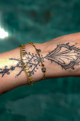 Amber Flame Anklet - Orange Zirconia by Jinx the Label