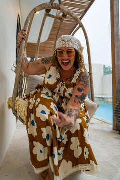 Anisa Long Dress - Wildflower - Almost Famous by Jinx the Label