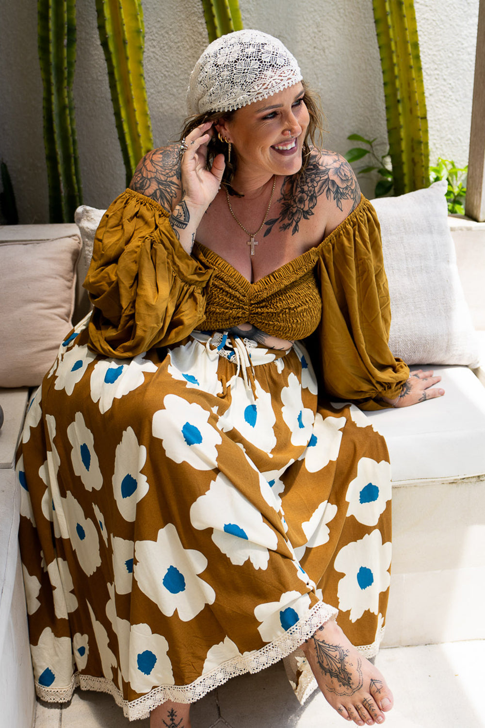 Anisa Skirt - Wildflower - Almost Famous by Jinx the Label